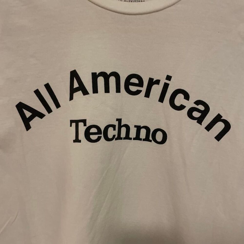 Urban-outfitters Men's White and Cream T-shirt